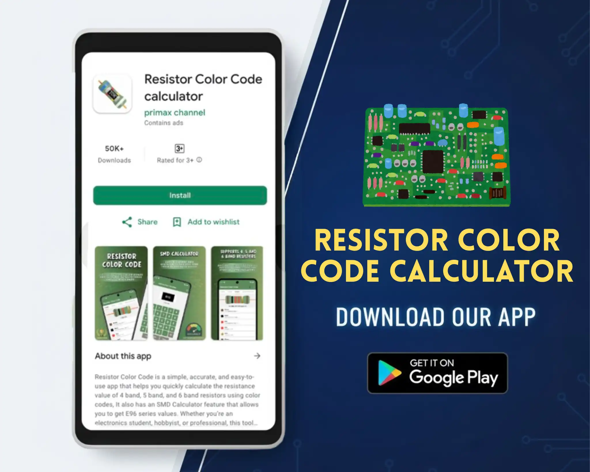 Resistor App Banner